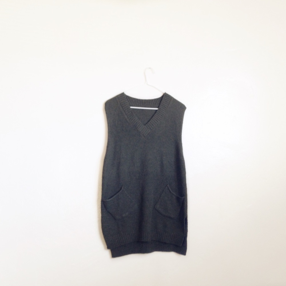 Forest Green Knit Vest